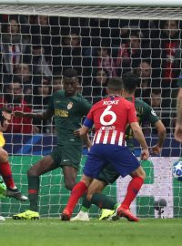 Zápas mezi Atléticem Madrid a Monakem