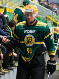 Vsetínská útočník David Vítek.