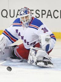 Branka New York Rangers, vysněné místo Toma Nittiho. Aby si zachytal NHL, musel by se Henrik Lundqvist a další gólmani Jezdců zranit