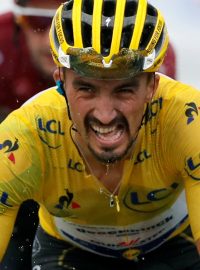 Julian Alaphilippe při 15. etapě Tour de France