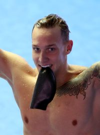 Král současného plavání Caeleb Dressel