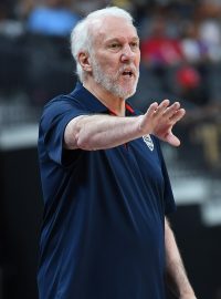 Americký kouč Gregg Popovich.