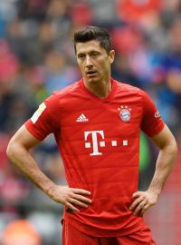 Fotbalista Bayernu Mnichov Robert Lewandowski