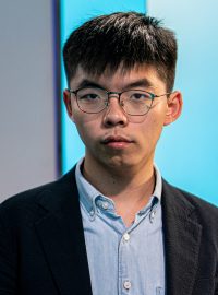 Hongkongský prodemokratický aktivista Joshua Wong