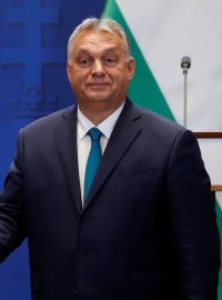 Ruský prezident Vladimir Putin s maďarským premiérem Viktorem Orbánem, fotografie z roku 2019