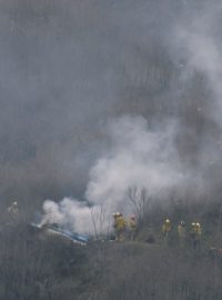 Jednačtyřicetiletý Bryant cestoval ve své soukromé helikoptéře