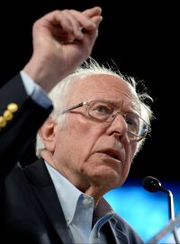 Bernie Sanders v texaském San Antoniu