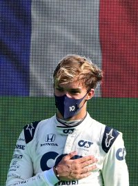 Francouzský pilot stáje Alpha Tauri Pierre Gasly