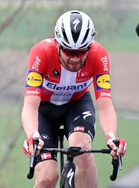 Kasper Asgreen (vpravo) a Mathieu van der Poel