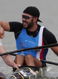 Kajakáři Josef Dostál a Jacob Schopf