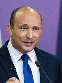 Lídr izraelské krajně pravicové strany Jamina Naftali Bennett.