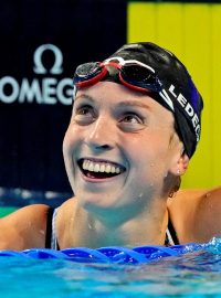 Americká plavkyně Katie Ledecky