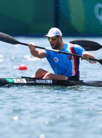 Josef Dostál a Radek Šlouf v olympijském závodě deblkajaků