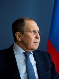 Ruský ministr zahraničí Sergej Lavrov v Ženevě