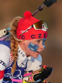 Česká biatlonistka Markéta Davidová