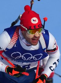 Český biatlonista Michal Krčmář
