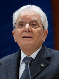 Italský prezident Sergio Mattarella