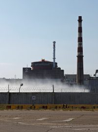 Záporožská jaderná elektrárna u města Enerhodar