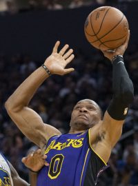 Hráči LA Lakers a Golden State