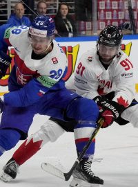 Slováci ve třetím duelu na MS podlehli Kanadě po samostatných nájezdech