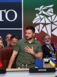 Volodymyr Zelenskyj na summitu NATO