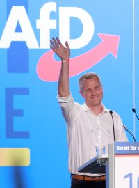 Poslanec a dvojka na stranické kandidátce AfD pro volby do Evropského parlamentu Petr Bystroň