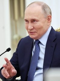 Vladimir Putin na snímku z 12. března 2024