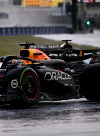 Max Verstappen zvítezil v deštivém počasí Velkou cenu formule 1 v Kanadě