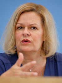 Spolková ministryně vnitra Nancy Faeserová