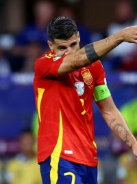 Kapitán španělské reprezentace Álvaro Morata čelí obvinění od UEFA