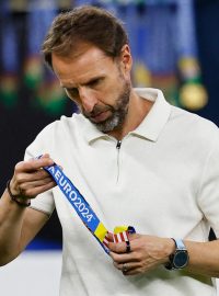 Zklamaný trenér Gareth Southgate po finále mistrovství Evropy