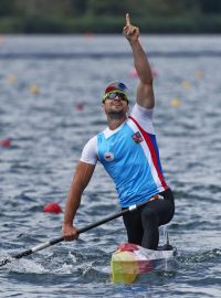 Martin Fuksa slaví olympijské zlato