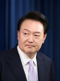 Prezident Koreji Jun Sok-jol (8.11.2024)