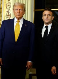 Trump, Macron a Zelenskyj se v Paříži sešli ke třístranným rozhovorům