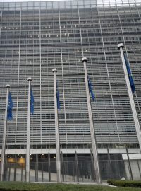 Sídlo Evropské komise, vlajka Evropské unie