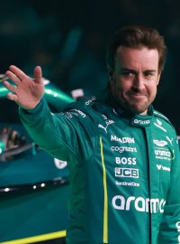 Fernando Alonso z týmu Aston Martin