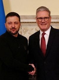 Volodymyr Zelenskyj a Keir Starmer se v sobotu setkali v Londýně