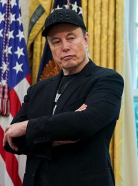 Elon Musk s Donaldem Trumpem v Oválné pracovně