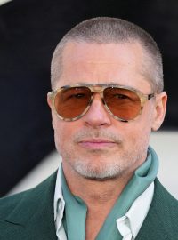 Brad Pitt v Londýně na premiéře filmu F1