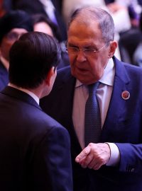 Marco Rubio a Sergej Lavrov