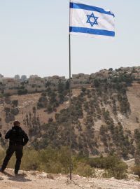 Část izraelské osady Maale Adumim na Izraelem okupovaném Západním břehu Jordánu.