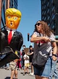Protesty u příležitosti Dne práce v Chicagu