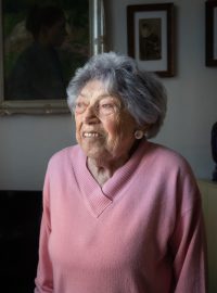 Eva Pokorná, 95 letá přeživší koncentračního tábora v Osvětimi