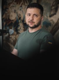 Volodymyr Zelenskyj v Praze