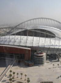 Khalifa International Stadium, na kterém bude zahájeno fotbalové MS v roce 2022