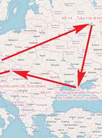 Andrej Babiš mladší serveru Seznam Zprávy řekl, že ho Protopopov držel v Sevastopolu a Jaltě na Krymu. „Taky mě držel v Moskvě. Do okupovaného Krymu mě vzal z Moskvy na ruské vízum v pasu,“ řekl Babišův syn