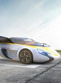 Koncept létajícího vozu od společnosti Aeromobil.