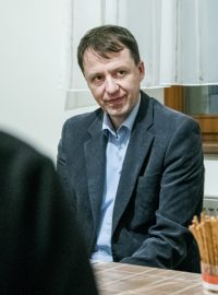 Jan Hora a zastupitel Václav Ondráček, členové petičního výboru, který kasino v Holubicích nechce.