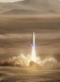 Raketa BFR má měřit 106 metrů. K pohonu ji bude sloužit 32 motorů Raptor