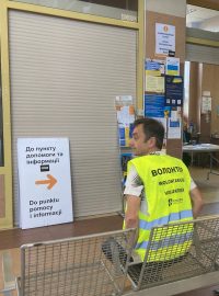 Dobrovolník v polském Rzeszowě